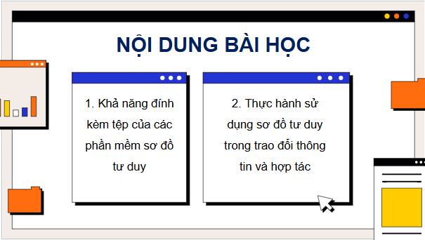 Giáo án điện tử Tin 9 Cánh diều Bài 2: Sử dụng sơ đồ tư duy trình bày thông tin trong trao đổi và hợp tác | PPT Tin học 9