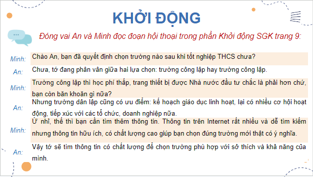 Giáo án điện tử Tin 9 Kết nối tri thức Bài 2: Thông tin trong giải quyết vấn đề | PPT Tin học 9