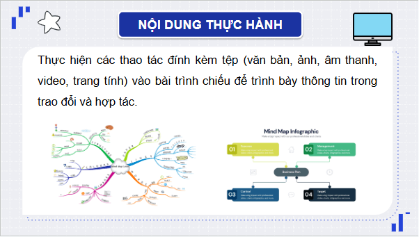 Giáo án điện tử Tin 9 Cánh diều Bài 3: Thực hành trình bày thông tin đa phương tiện trong trao đổi và hợp tác | PPT Tin học 9