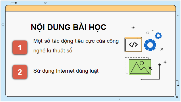 Giáo án điện tử Tin 9 Kết nối tri thức Bài 4: Một số vấn đề pháp lí về sử dụng dịch vụ Internet | PPT Tin học 9