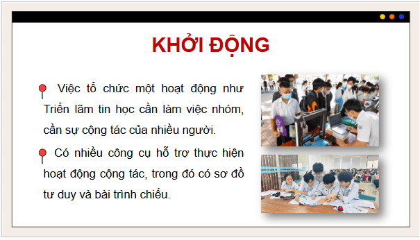 Giáo án điện tử Tin 9 Kết nối tri thức Bài 7: Trình bày thông tin trong trao đổi và hợp tác | PPT Tin học 9