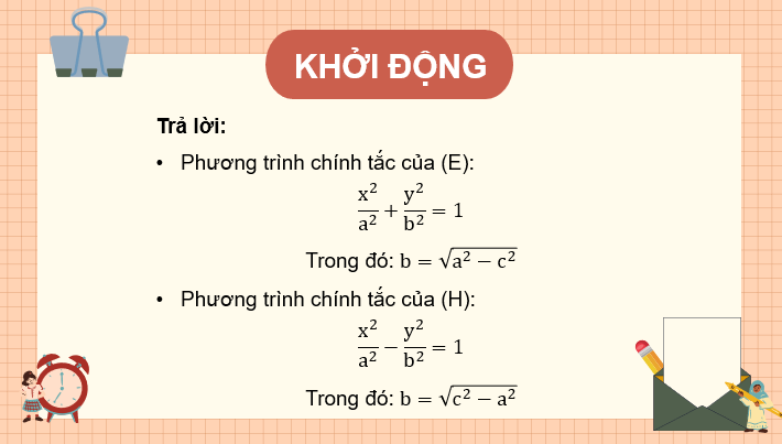 Giáo án điện tử Toán 10 Chân trời Bài 2: Vẽ ba đường conic bằng phần mềm Geogebra | PPT Toán 10 Chân trời sáng tạo