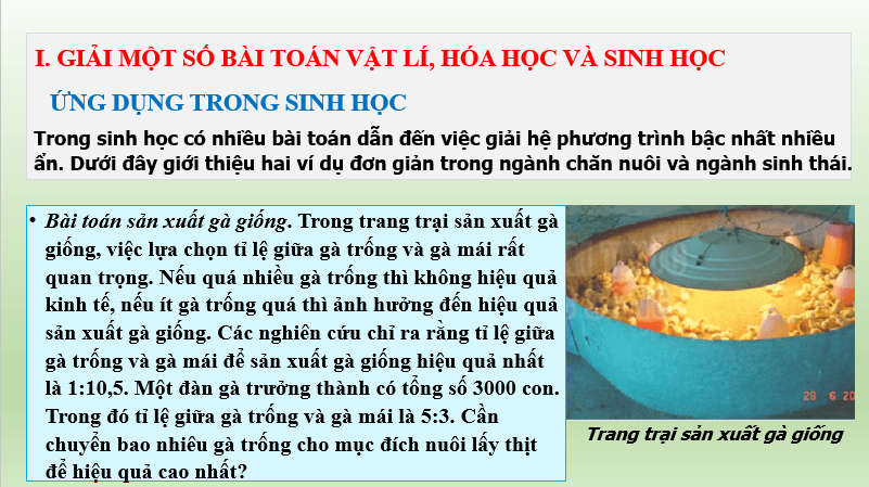 Giáo án điện tử Chuyên đề Toán 10 Kết nối Bài 2: Ứng dụng hệ phương trình bậc nhất ba ẩn | PPT Chuyên đề học tập Toán 10 Kết nối tri thức