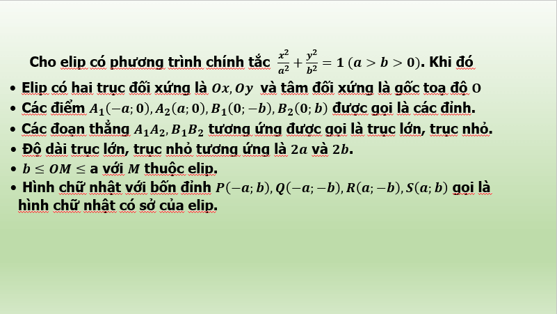 Giáo án điện tử Chuyên đề Toán 10 Kết nối Bài 5: Elip | PPT Chuyên đề học tập Toán 10 Kết nối tri thức