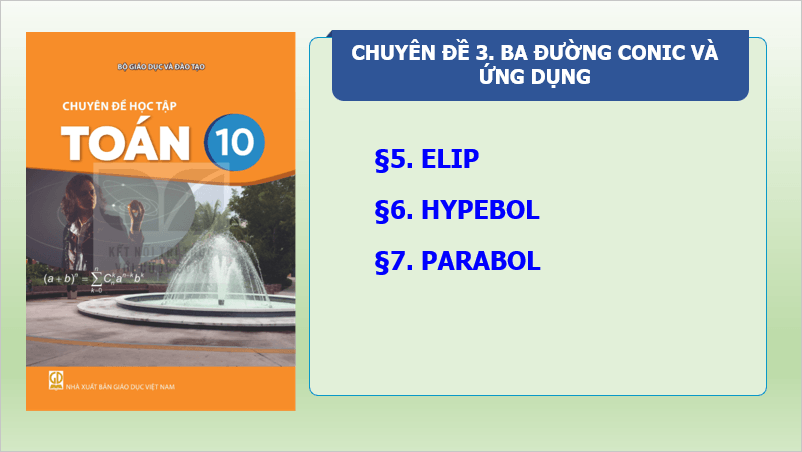 Giáo án điện tử Chuyên đề Toán 10 Kết nối Bài 7: Parabol | PPT Chuyên đề học tập Toán 10 Kết nối tri thức
