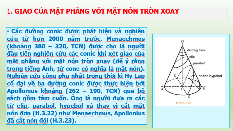 Giáo án điện tử Chuyên đề Toán 10 Kết nối Bài 8: Sự thống nhất giữa ba đường conic | PPT Chuyên đề học tập Toán 10 Kết nối tri thức