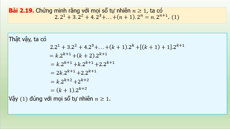 Giáo án điện tử Chuyên đề Toán 10 Kết nối Bài tập cuối chuyên đề 2 | PPT Chuyên đề học tập Toán 10 Kết nối tri thức