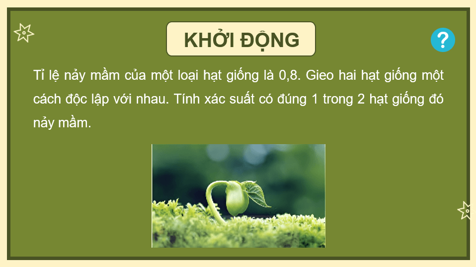 Giáo án điện tử Toán 11 Chân trời Bài 2: Biến cố hợp và quy tắc cộng xác suất | PPT Toán 11 Chân trời sáng tạo