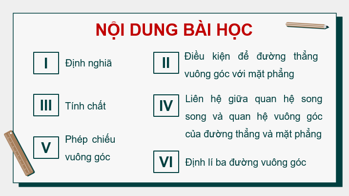 Giáo án điện tử Toán 11 Cánh diều Bài 2: Đường thẳng vuông góc với mặt phẳng | PPT Toán 11