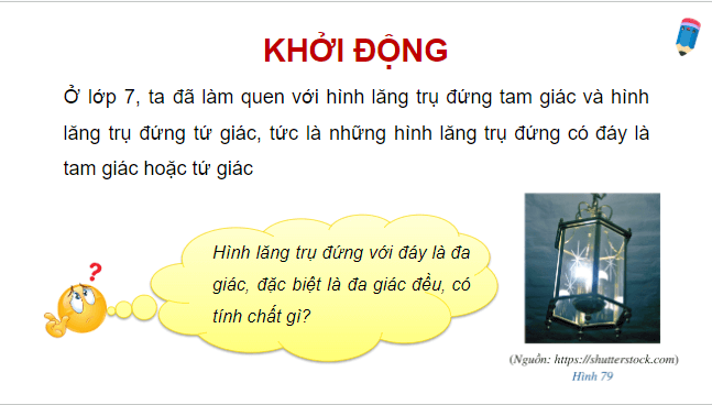 Giáo án điện tử Toán 11 Cánh diều Bài 6: Hình lăng trụ đứng. Hình chóp đều. Thể tích của một số hình khối | PPT Toán 11