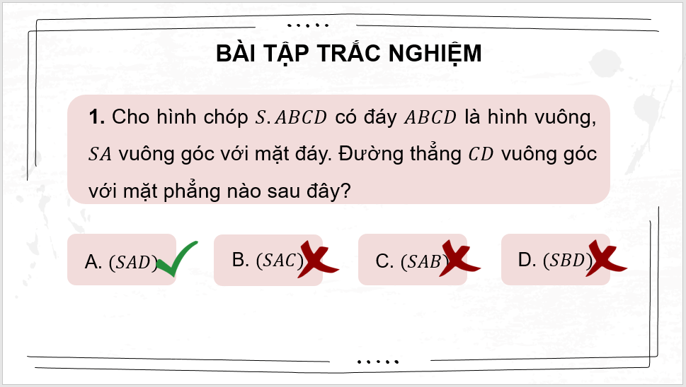 Giáo án điện tử Toán 11 Chân trời Bài tập cuối chương 8 | PPT Toán 11 Chân trời sáng tạo