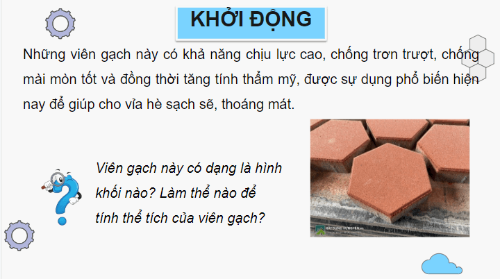 Giáo án điện tử Toán 11 Cánh diều Chủ đề 2: Tính thể tích một số hình khối trong thực tiễn | PPT Toán 11