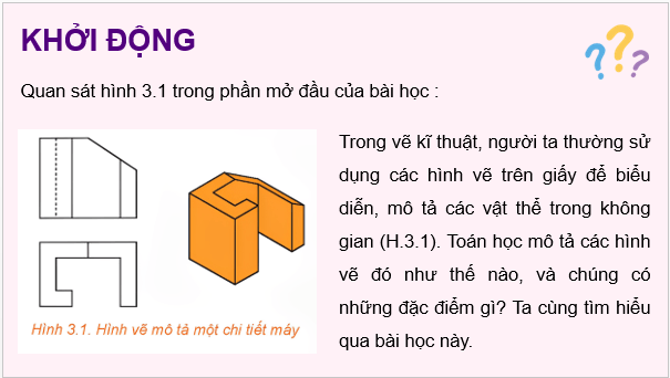 Giáo án điện tử Chuyên đề Toán 11 Kết nối Bài 11: Hình chiếu vuông góc và hình chiếu trục đo | PPT Chuyên đề học tập Toán 11 Kết nối tri thức