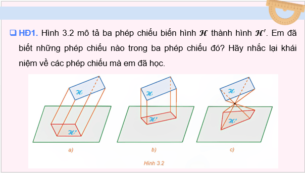 Giáo án điện tử Chuyên đề Toán 11 Kết nối Bài 11: Hình chiếu vuông góc và hình chiếu trục đo | PPT Chuyên đề học tập Toán 11 Kết nối tri thức