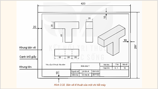 Giáo án điện tử Chuyên đề Toán 11 Kết nối Bài 12: Bản vẽ kĩ thuật | PPT Chuyên đề học tập Toán 11 Kết nối tri thức