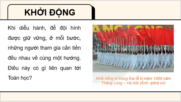 Giáo án điện tử Chuyên đề Toán 11 Kết nối Bài 2: Phép tịnh tiến | PPT Chuyên đề học tập Toán 11 Kết nối tri thức