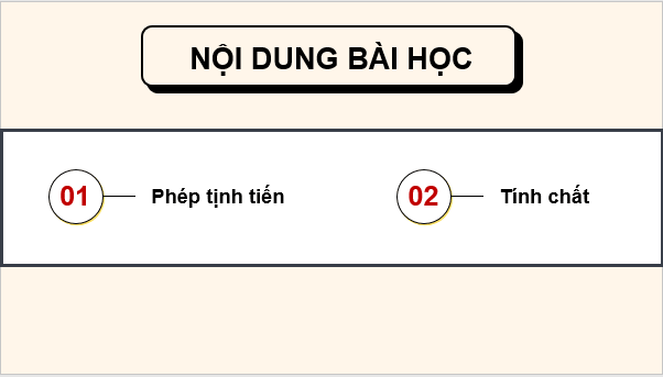 Giáo án điện tử Chuyên đề Toán 11 Kết nối Bài 2: Phép tịnh tiến | PPT Chuyên đề học tập Toán 11 Kết nối tri thức