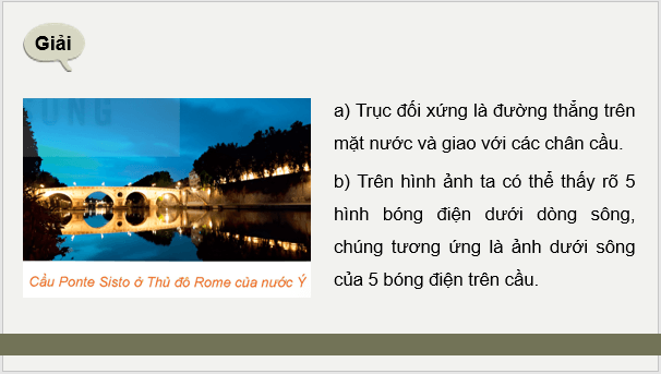 Giáo án điện tử Chuyên đề Toán 11 Kết nối Bài 3: Phép đối xứng trục | PPT Chuyên đề học tập Toán 11 Kết nối tri thức