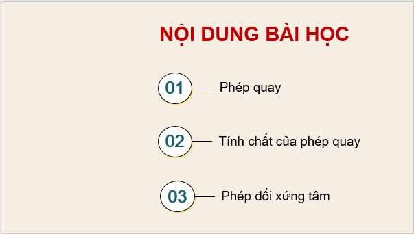 Giáo án điện tử Chuyên đề Toán 11 Kết nối Bài 4: Phép quay và phép đối xứng tâm | PPT Chuyên đề học tập Toán 11 Kết nối tri thức