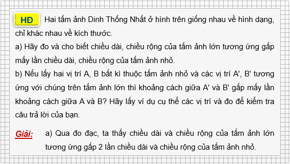 Giáo án điện tử Chuyên đề Toán 11 Kết nối Bài 7: Phép đồng dạng | PPT Chuyên đề học tập Toán 11 Kết nối tri thức