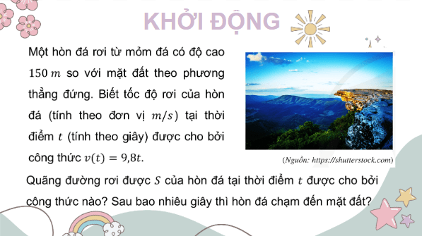 Giáo án điện tử Toán 12 Cánh diều Bài 1: Nguyên hàm | PPT Toán 12