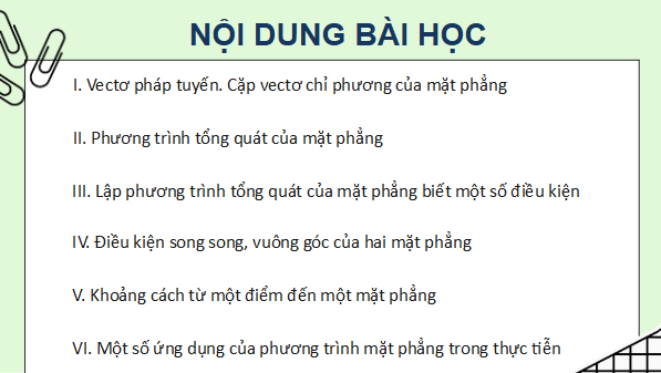 Giáo án điện tử Toán 12 Cánh diều Bài 1: Phương trình mặt phẳng | PPT Toán 12