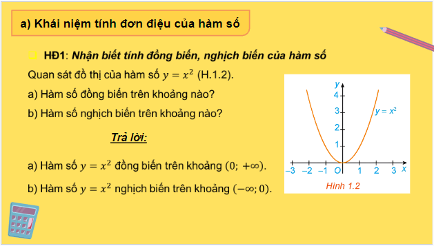 Giáo án điện tử Toán 12 Kết nối Bài 1: Tính đơn điệu và cực trị của hàm số | PPT Toán 12 Kết nối tri thức