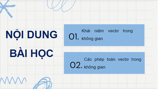 Giáo án điện tử Toán 12 Cánh diều Bài 1: Vectơ và các phép toán vectơ trong không gian | PPT Toán 12