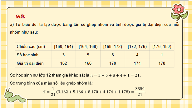 Giáo án điện tử Toán 12 Chân trời Bài 2: Phương sai và độ lệch chuẩn của mẫu số liệu ghép nhóm | PPT Toán 12 Chân trời sáng tạo