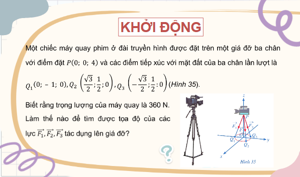 Giáo án điện tử Toán 12 Cánh diều Bài 3: Biểu thức toạ độ của các phép toán vectơ | PPT Toán 12