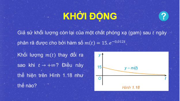 Giáo án điện tử Toán 12 Kết nối Bài 3: Đường tiệm cận của đồ thị hàm số | PPT Toán 12 Kết nối tri thức