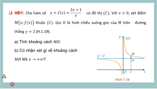 Giáo án điện tử Toán 12 Kết nối Bài 3: Đường tiệm cận của đồ thị hàm số | PPT Toán 12 Kết nối tri thức