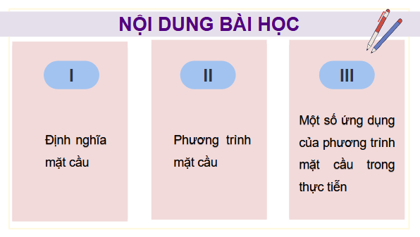 Giáo án điện tử Toán 12 Cánh diều Bài 3: Phương trình mặt cầu | PPT Toán 12