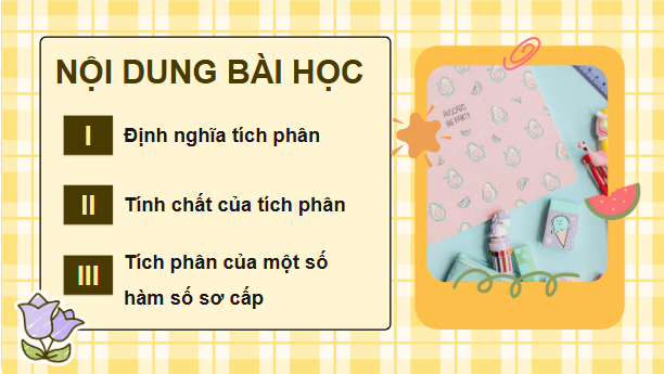 Giáo án điện tử Toán 12 Cánh diều Bài 3: Tích phân | PPT Toán 12