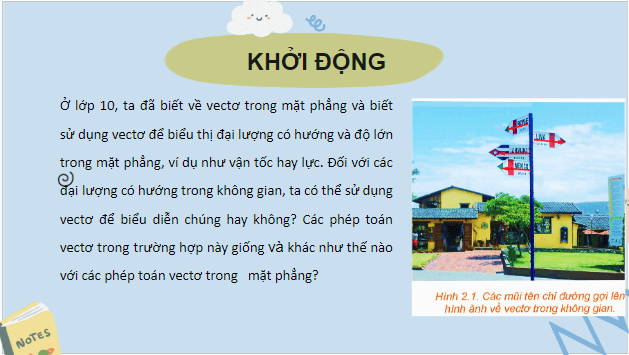 Giáo án điện tử Toán 12 Kết nối Bài 6: Vectơ trong không gian | PPT Toán 12 Kết nối tri thức