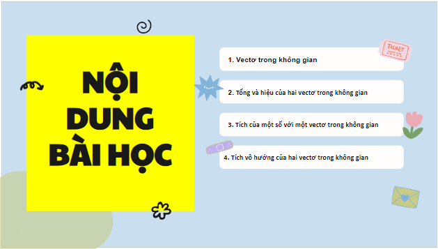 Giáo án điện tử Toán 12 Kết nối Bài 6: Vectơ trong không gian | PPT Toán 12 Kết nối tri thức