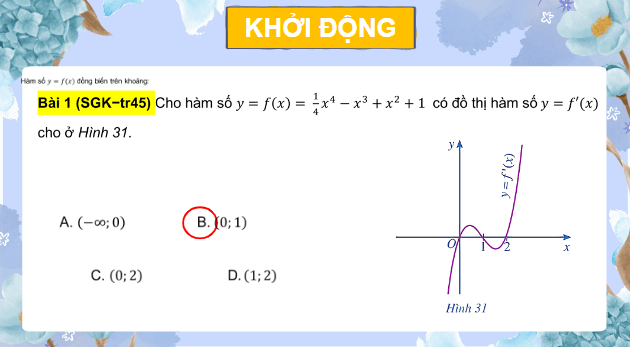 Giáo án điện tử Toán 12 Cánh diều Bài tập cuối chương 1 | PPT Toán 12