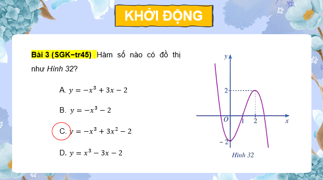 Giáo án điện tử Toán 12 Cánh diều Bài tập cuối chương 1 | PPT Toán 12