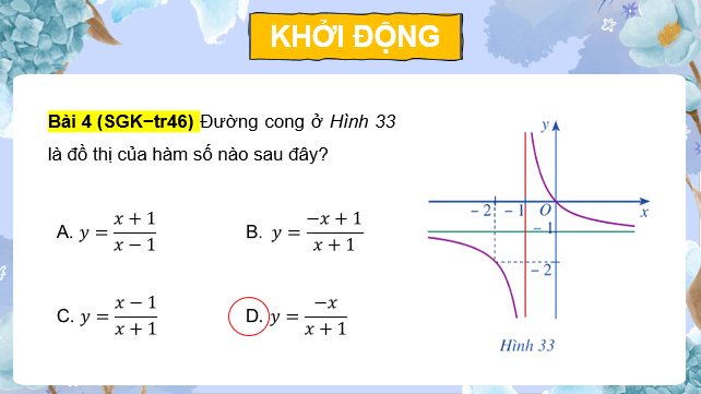 Giáo án điện tử Toán 12 Cánh diều Bài tập cuối chương 1 | PPT Toán 12