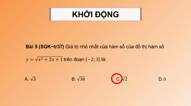 Giáo án điện tử Toán 12 Chân trời Bài tập cuối chương 1 | PPT Toán 12 Chân trời sáng tạo