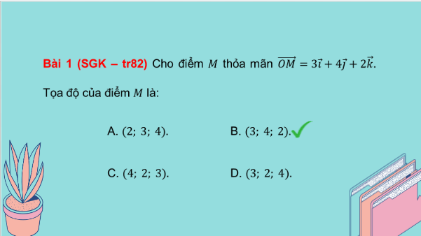 Giáo án điện tử Toán 12 Cánh diều Bài tập cuối chương 2 | PPT Toán 12