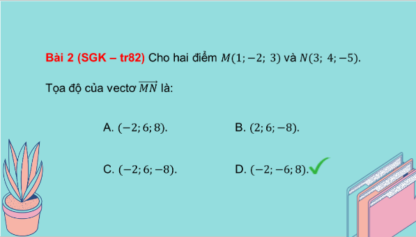 Giáo án điện tử Toán 12 Cánh diều Bài tập cuối chương 2 | PPT Toán 12