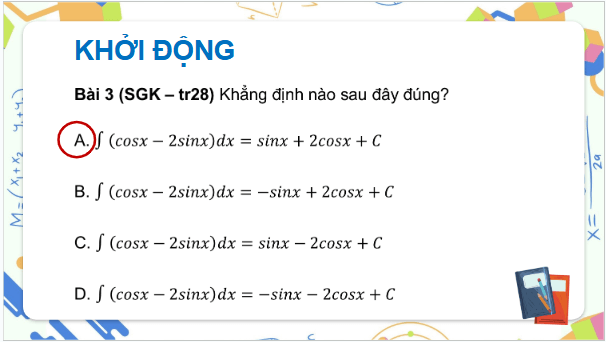 Giáo án điện tử Toán 12 Chân trời Bài tập cuối chương 4 | PPT Toán 12 Chân trời sáng tạo