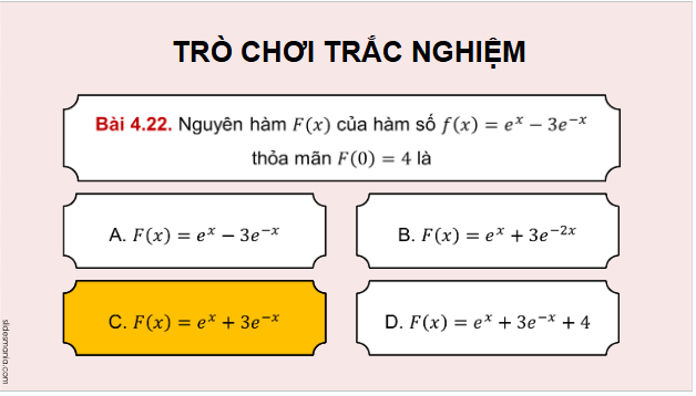 Giáo án điện tử Toán 12 Kết nối Bài tập cuối chương 4 | PPT Toán 12 Kết nối tri thức