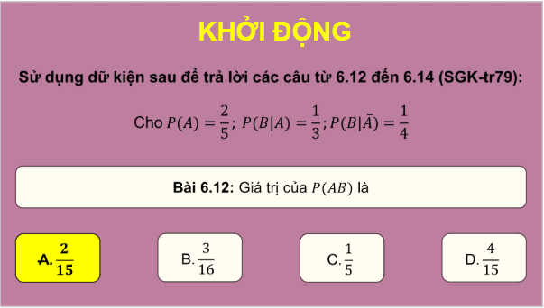 Giáo án điện tử Toán 12 Kết nối Bài tập cuối chương 6 | PPT Toán 12 Kết nối tri thức