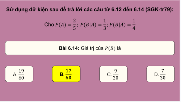 Giáo án điện tử Toán 12 Kết nối Bài tập cuối chương 6 | PPT Toán 12 Kết nối tri thức