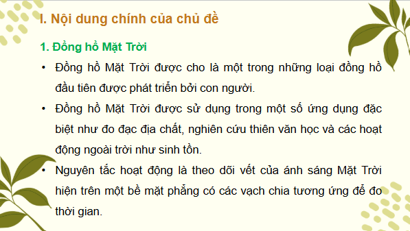 Giáo án điện tử Toán 12 Cánh diều Chủ đề 2: Thực hành tạo đồng hồ Mặt Trời | PPT Toán 12