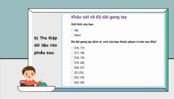 Giáo án điện tử Toán 12 Kết nối Độ dài gang tay (gang tay của bạn dài bao nhiêu?) | PPT Toán 12 Kết nối tri thức