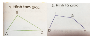 Giáo án Toán lớp 3 Hình tam giác - Hình tứ giác | Cánh diều