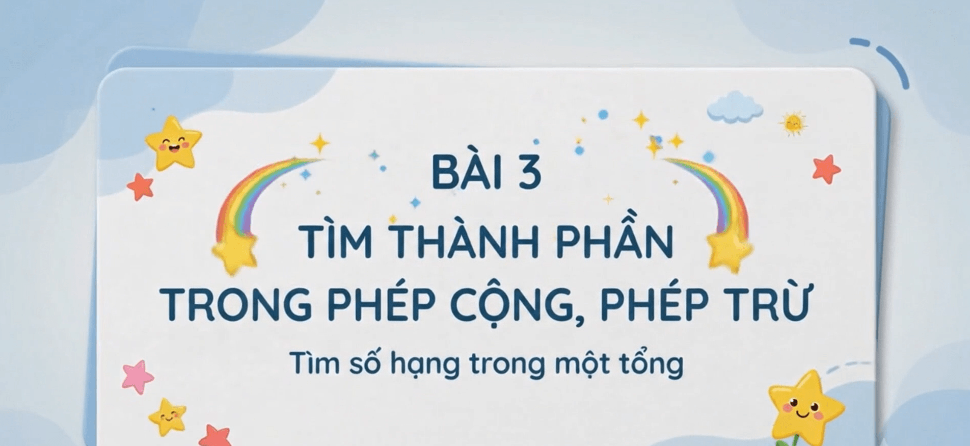 Video AI khởi động Toán lớp 3